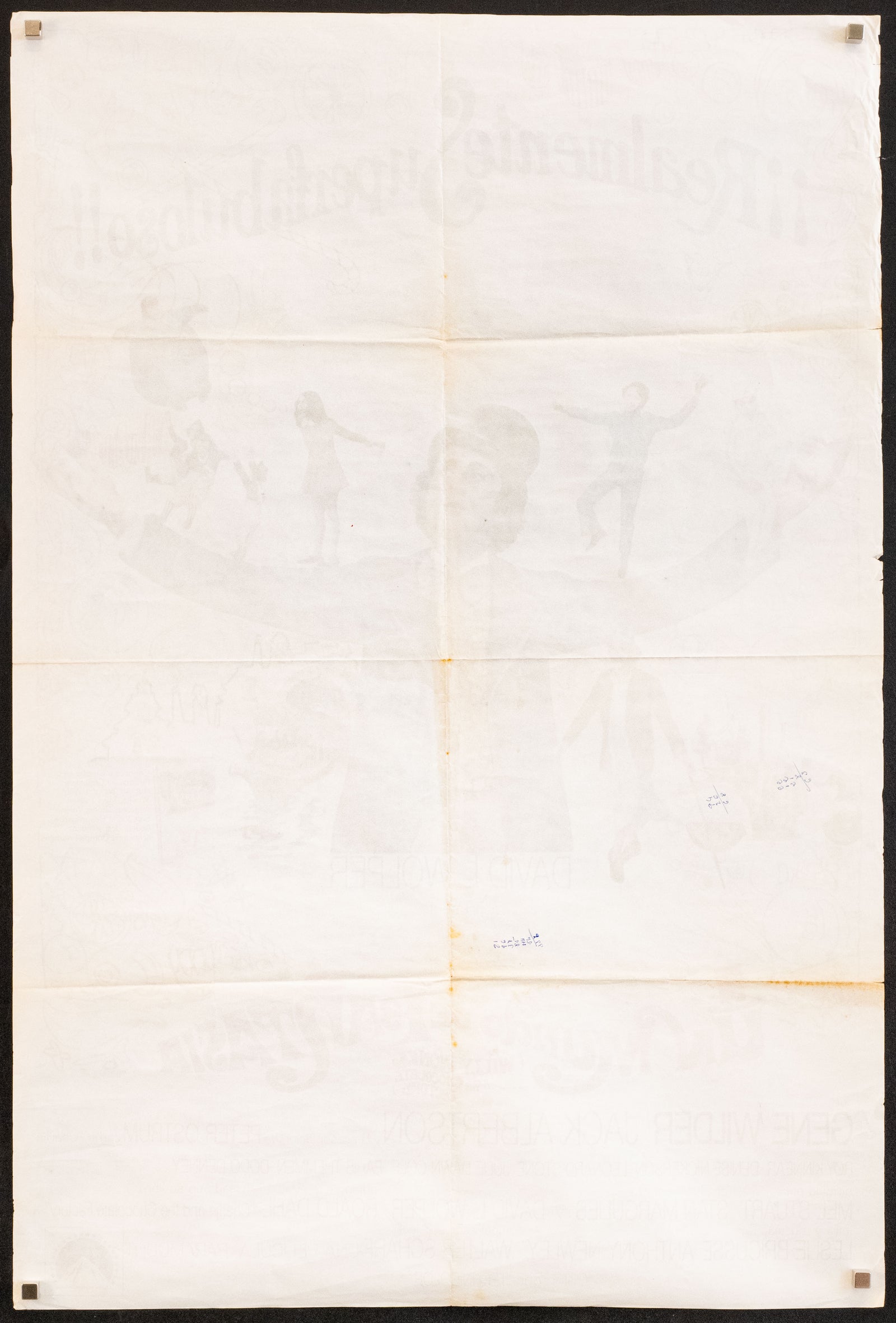 Willy Wonka and the Chocolate Factory Original Vintage Movie Poster