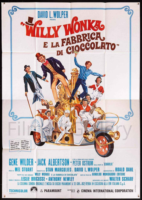 Willy Wonka and the Chocolate Factory Original Vintage Movie Poster