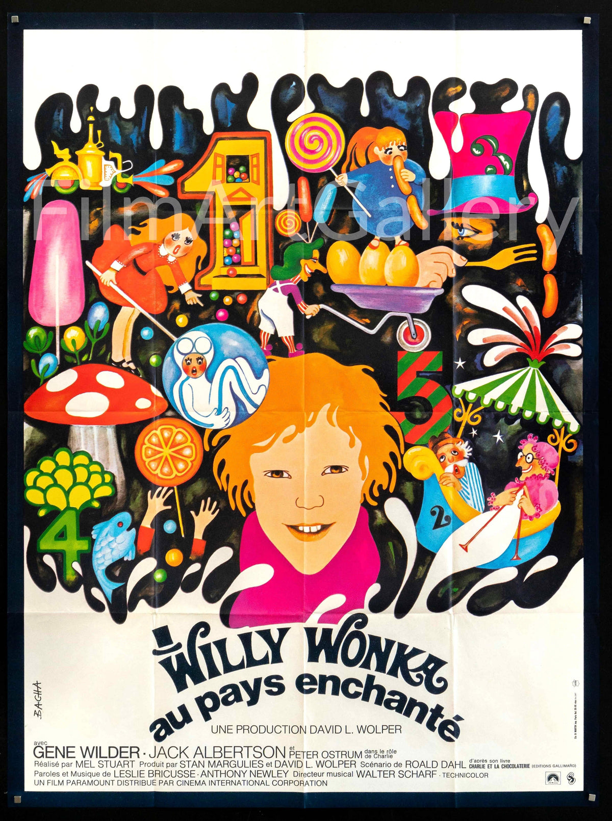 Willy Wonka and the Chocolate Factory Original Vintage Movie Poster