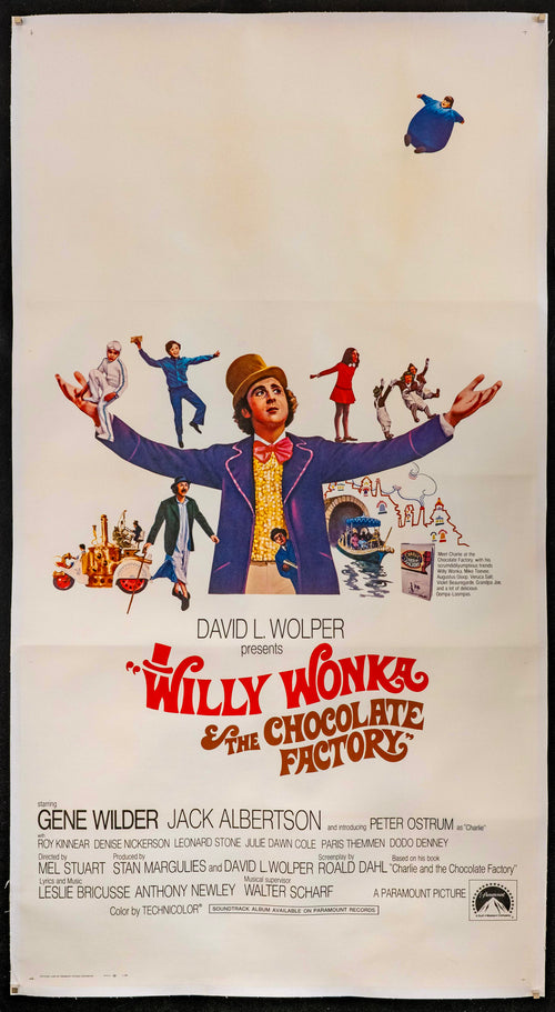 Willy Wonka and the Chocolate Factory Original Vintage Movie Poster