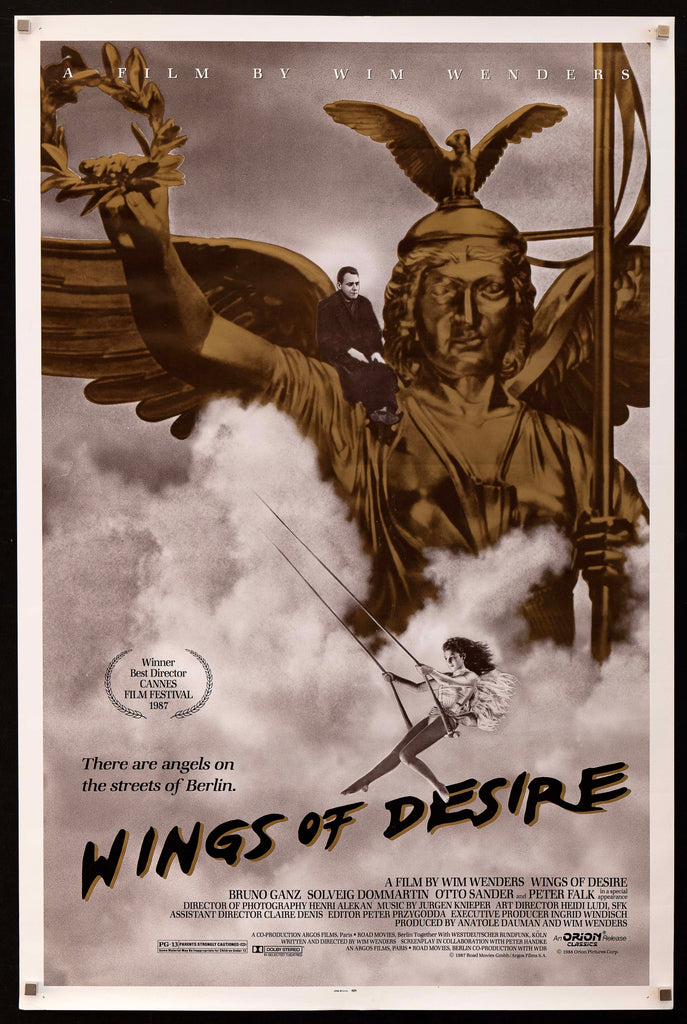 Wings of Desire 1 Sheet (27x41) Original Vintage Movie Poster