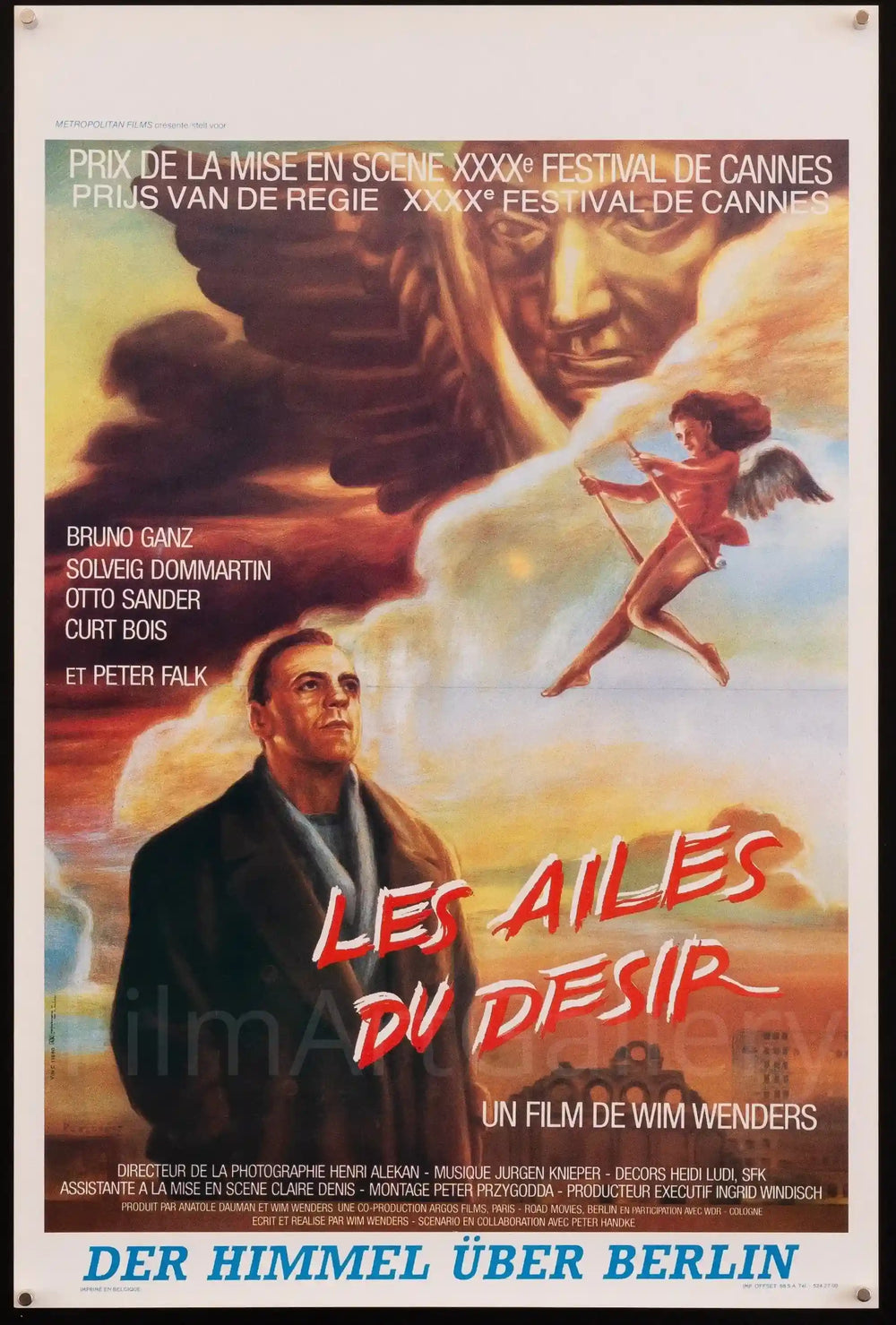 Wings of Desire Original Vintage Movie Poster
