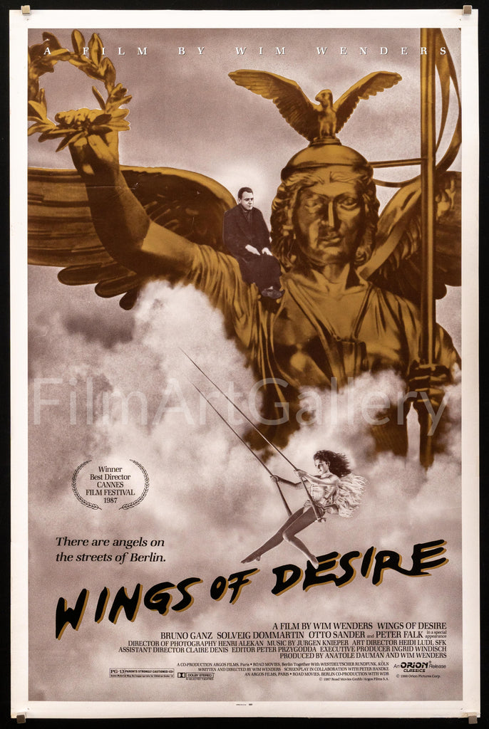 Wings of Desire Original Vintage Movie Poster
