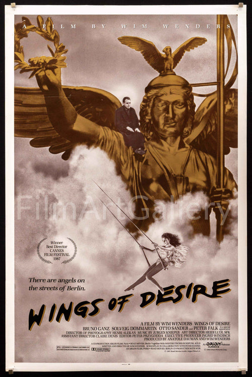 Wings of Desire Original Vintage Movie Poster