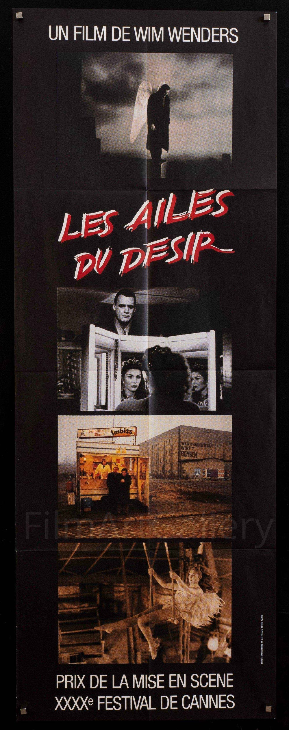Wings of Desire Original Vintage Movie Poster