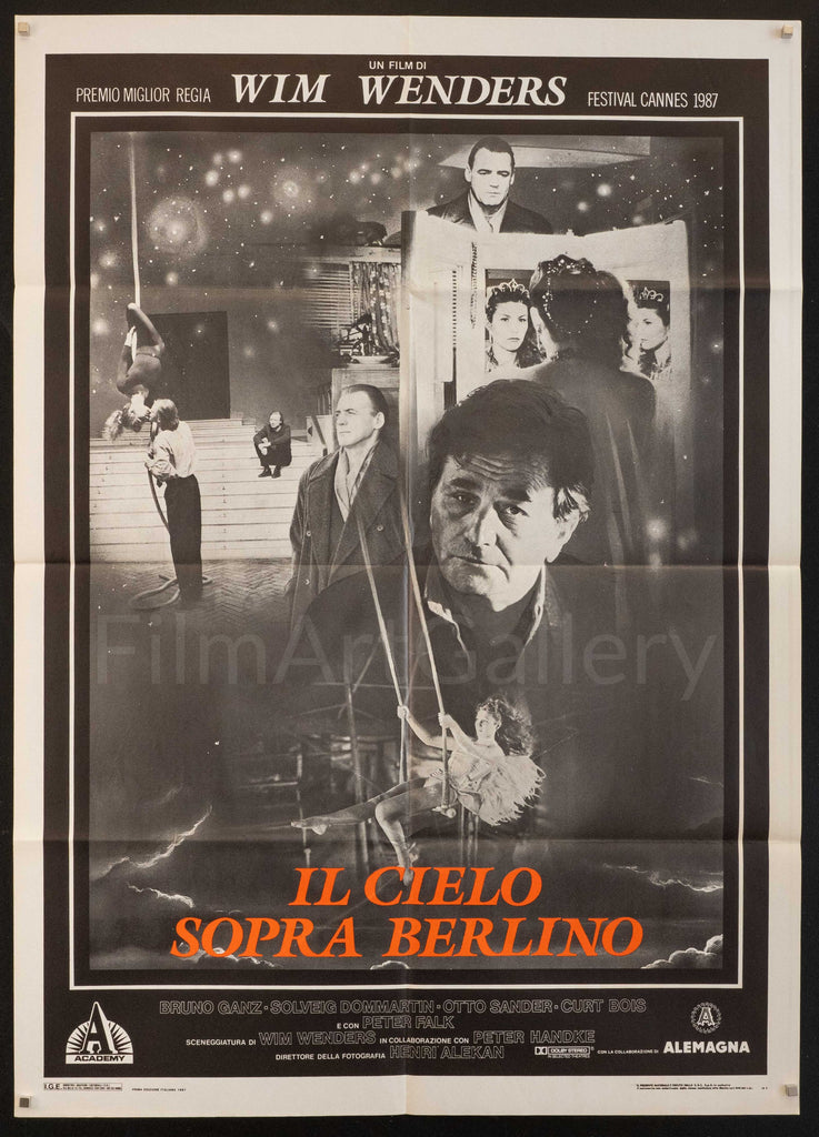 Wings of Desire Original Vintage Movie Poster