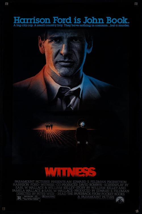 Witness Original Vintage Movie Poster
