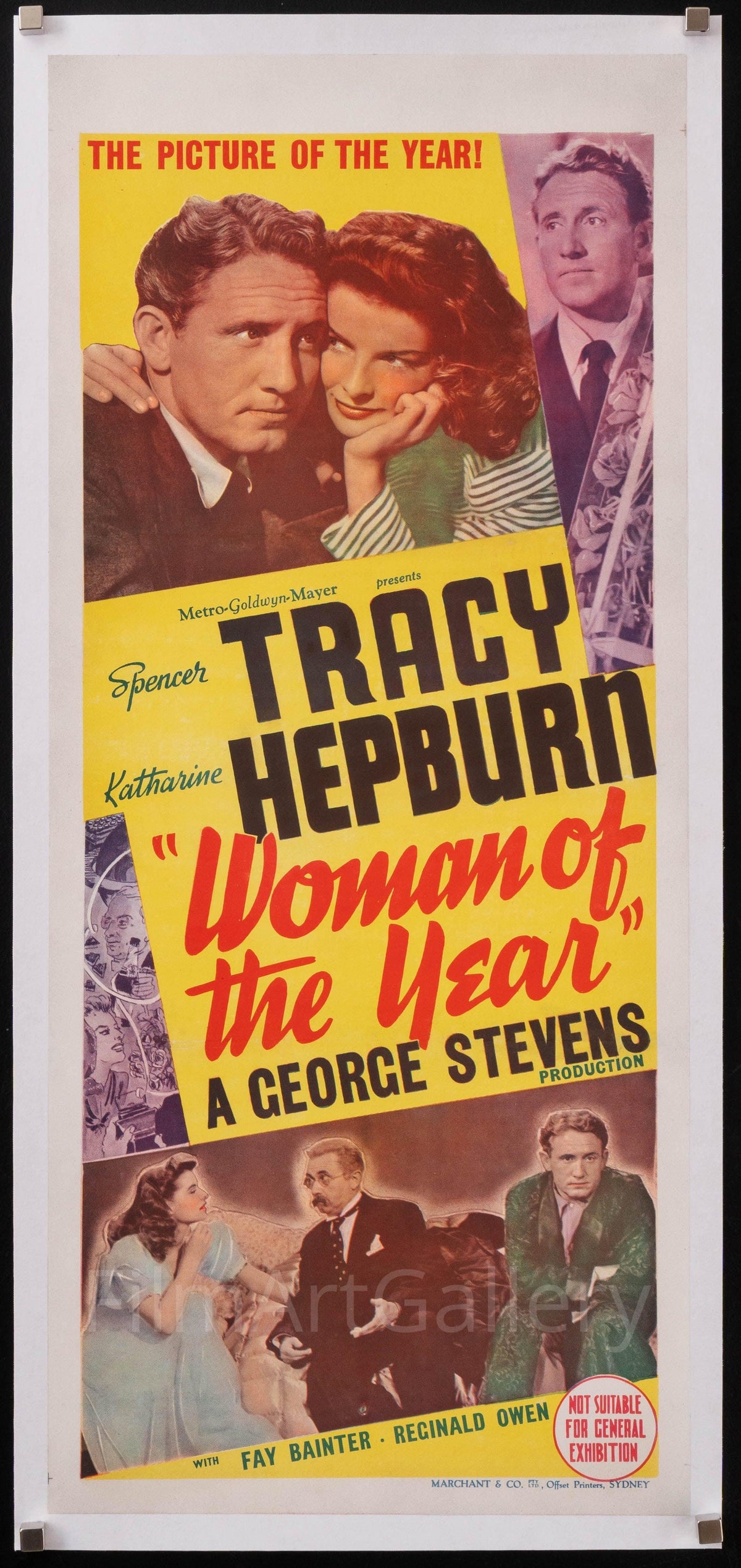 Woman of the Year Original Vintage Movie Poster