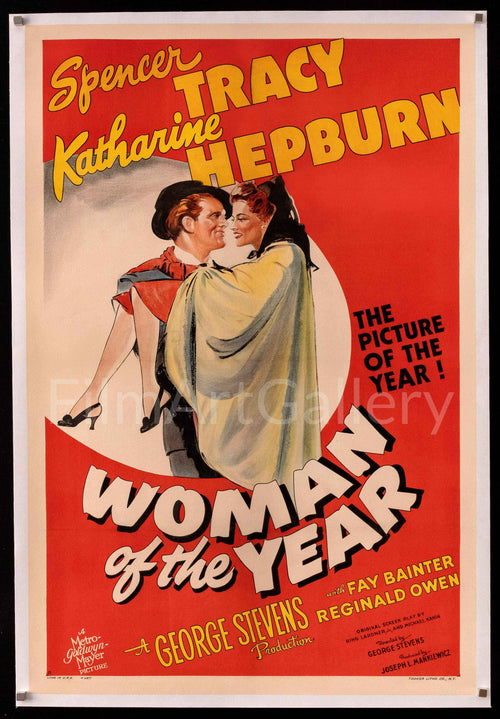 Woman of the Year Original Vintage Movie Poster