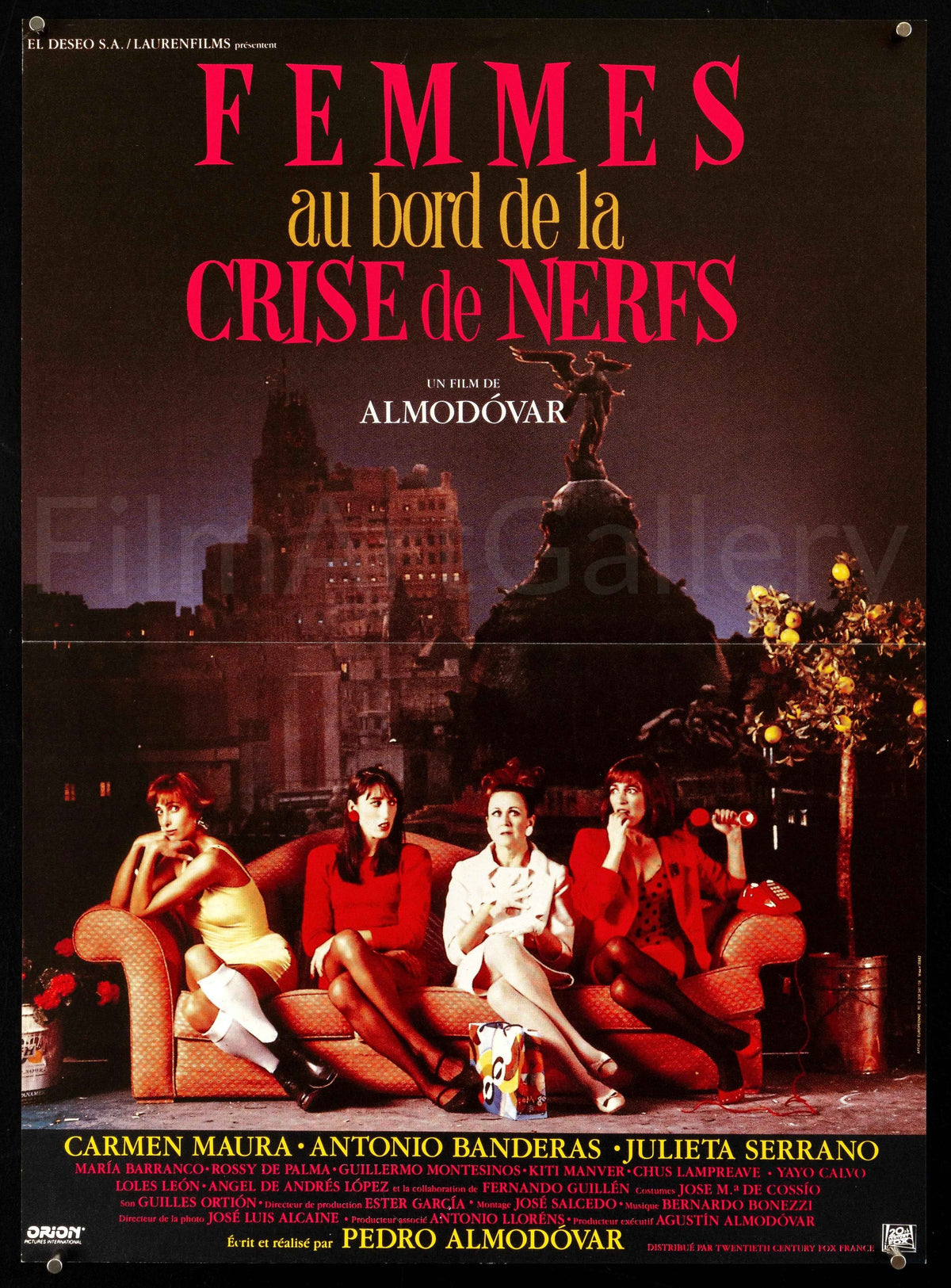 Women on the Verge of a Nervous Breakdown Original Vintage Movie Poster