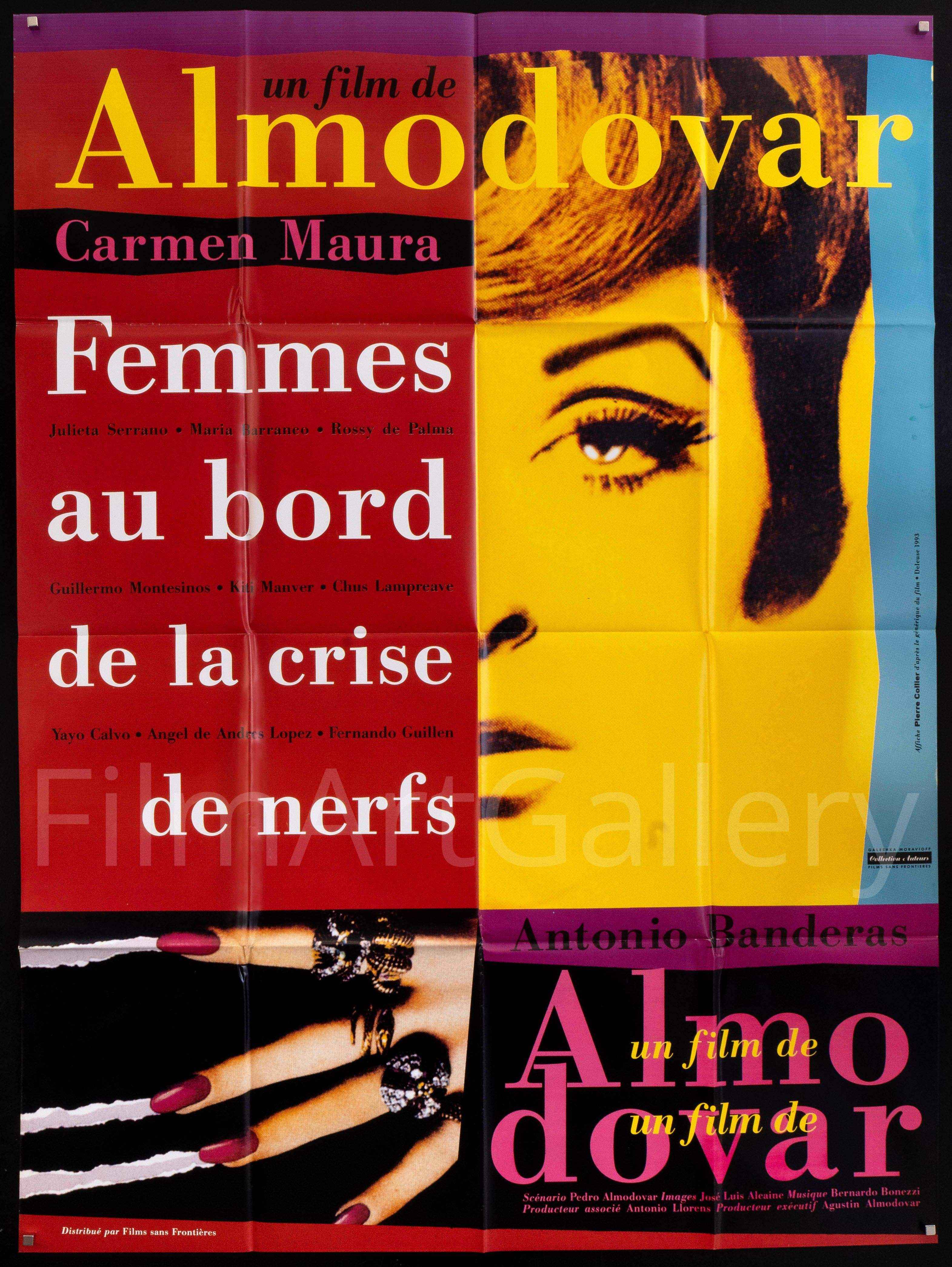 Women on the Verge of a Nervous Breakdown Movie Poster 1993 RI