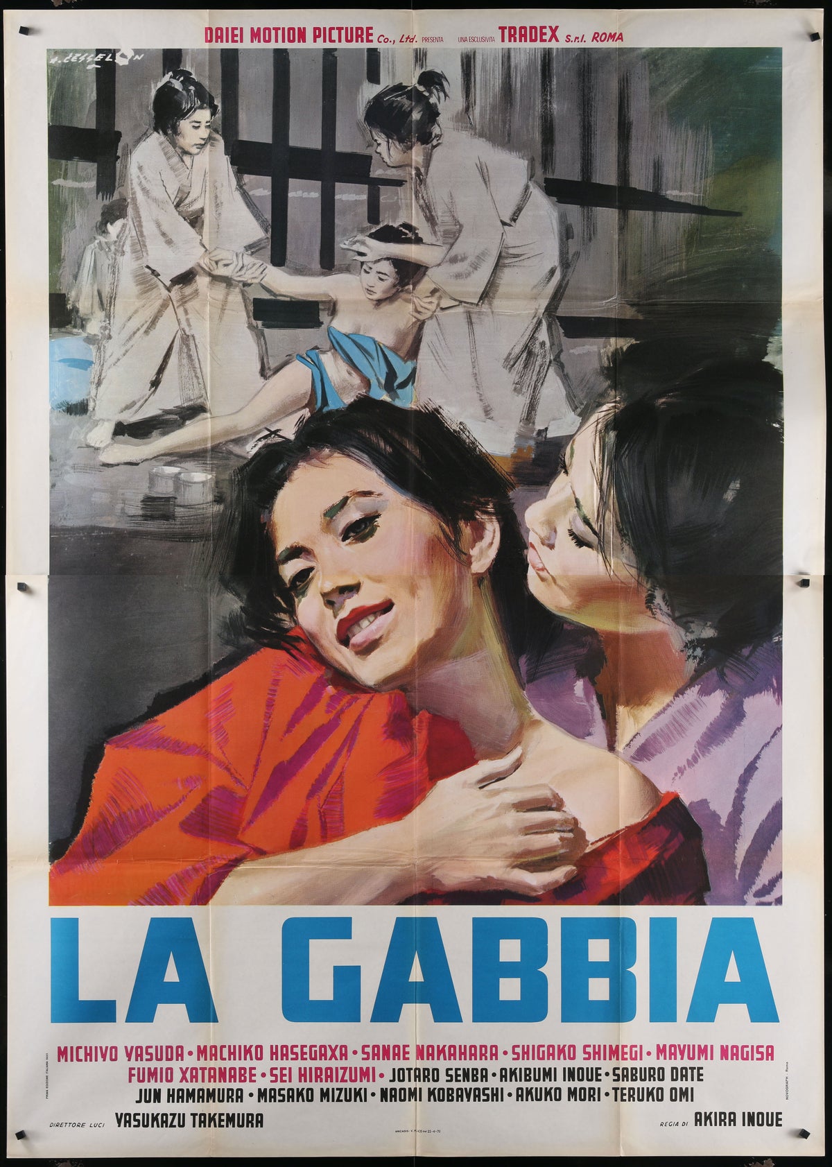 Women&#39;s Prison Original Vintage Movie Poster