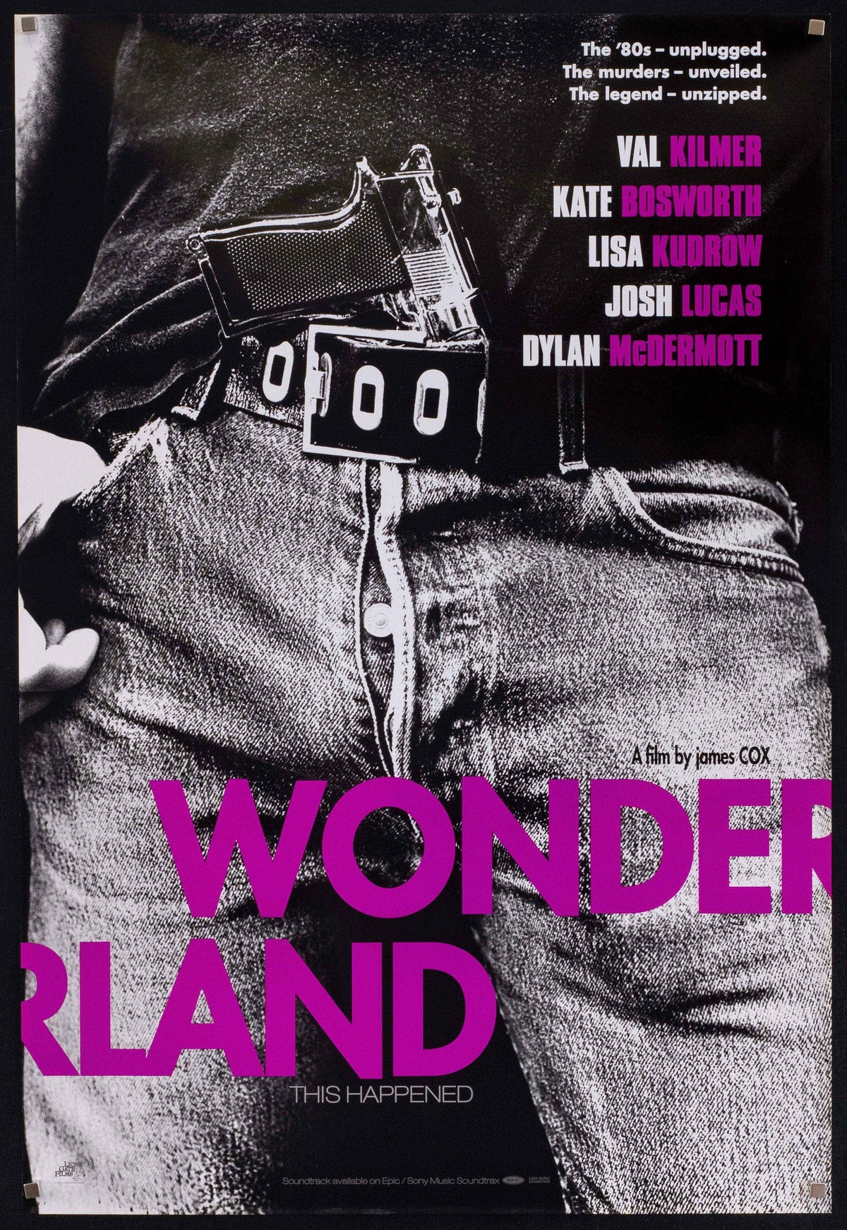 Wonderland Original Vintage Movie Poster