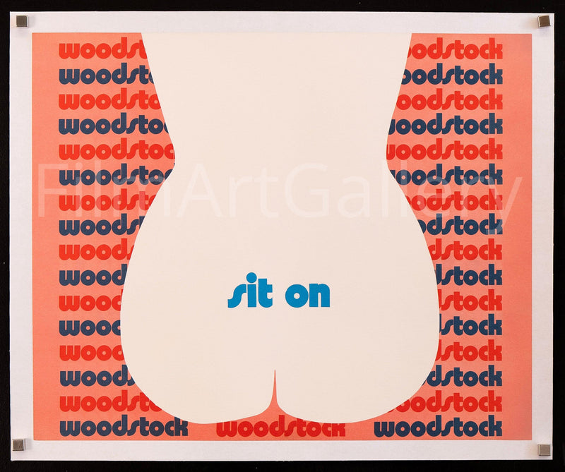 Woodstock 17x21 Original Vintage Movie Poster