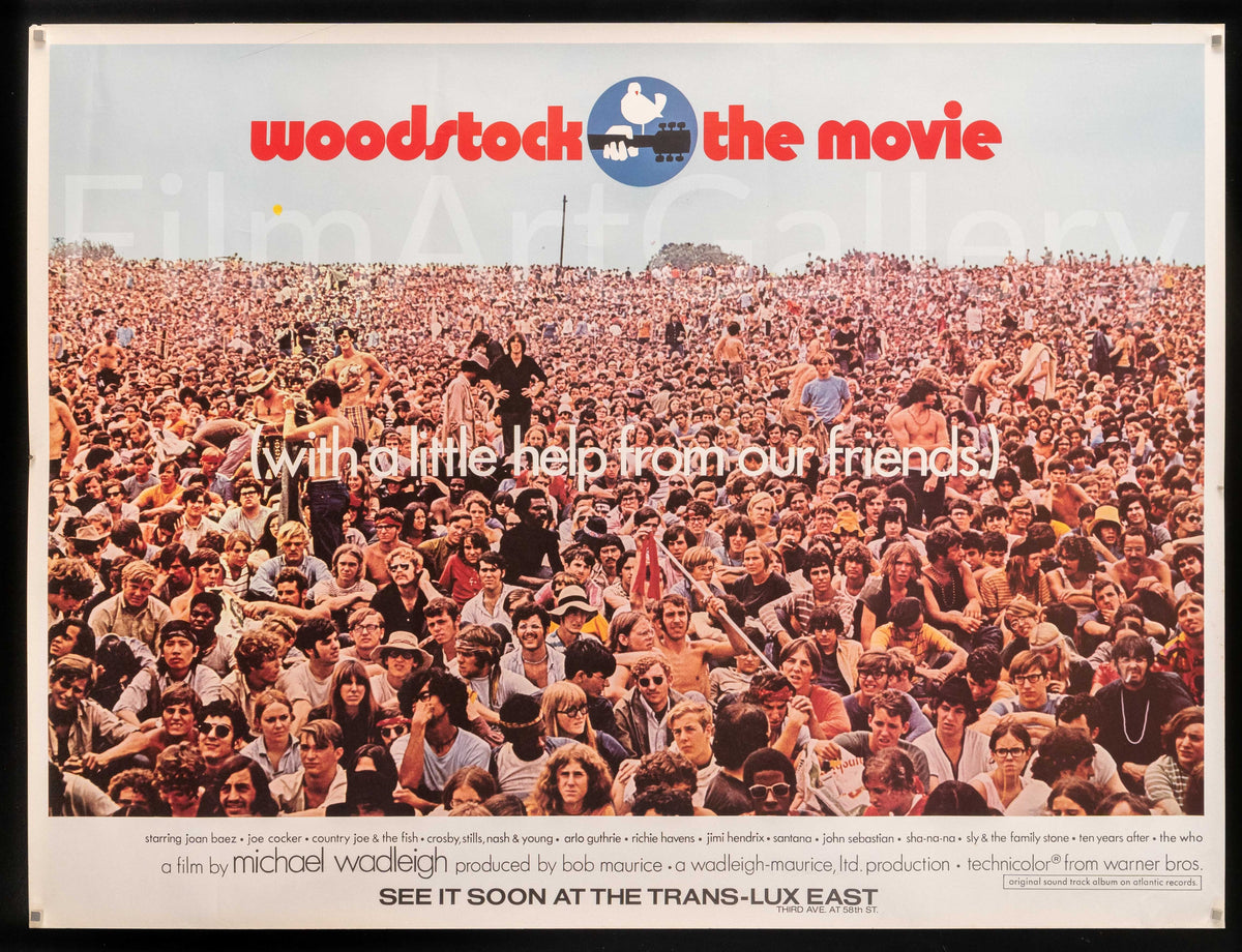 Woodstock Subway 2 Sheet (45x59) Original Vintage Movie Poster