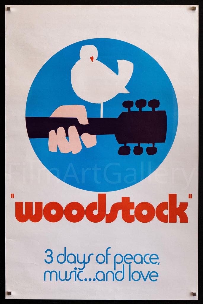 コレクション WOODSTOCK 1970s Vintage Movie Poster Woodstock Movie Poster 1970 1 Sheet (27x41)