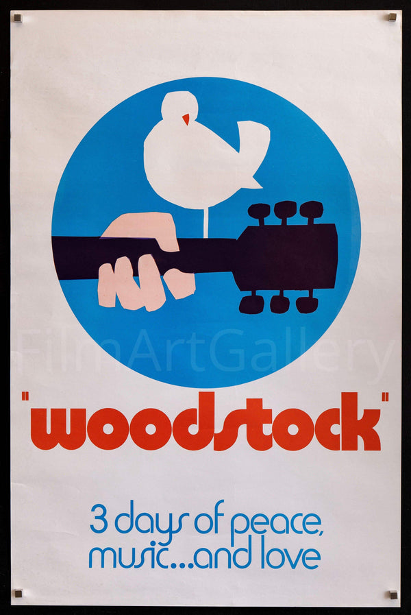 Woodstock Movie Poster 1970 1 Sheet (27x41)