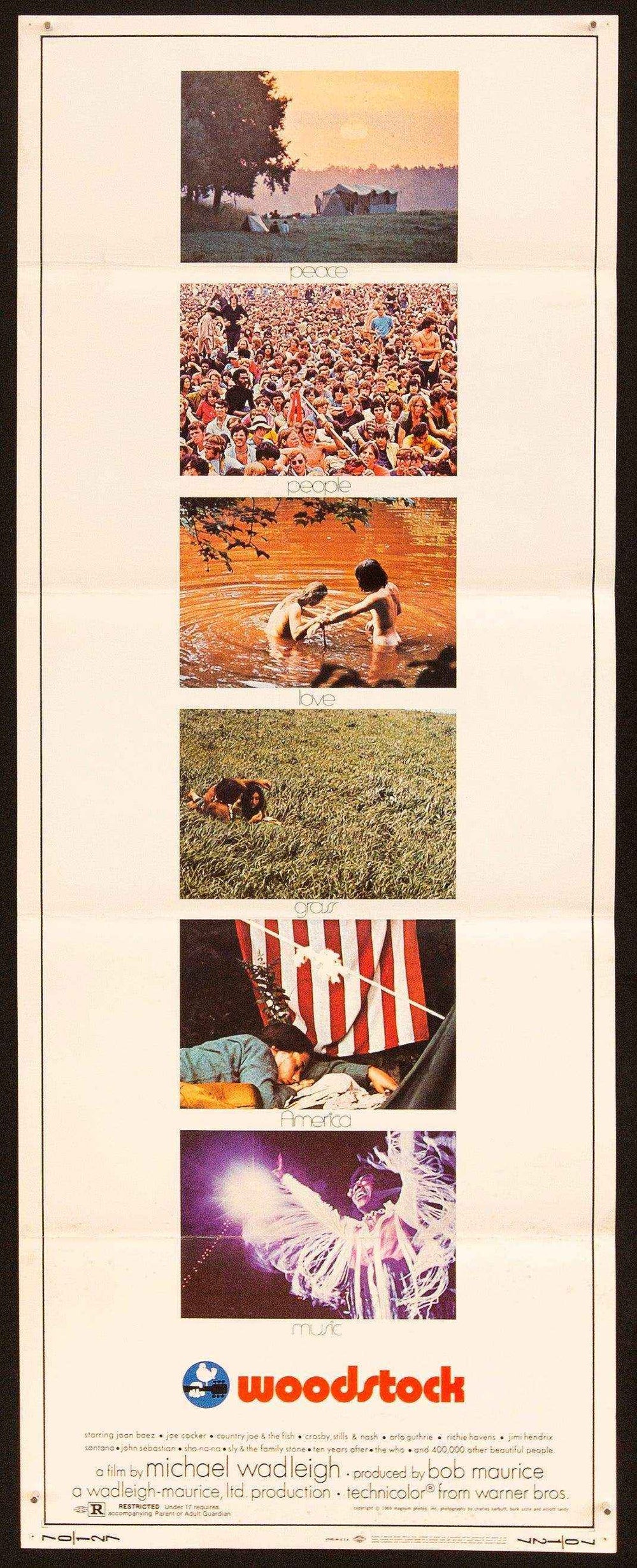 Woodstock Original Vintage Movie Poster