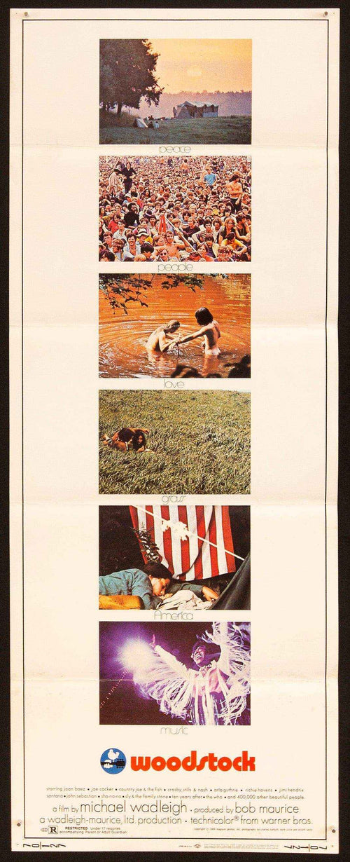Woodstock Original Vintage Movie Poster
