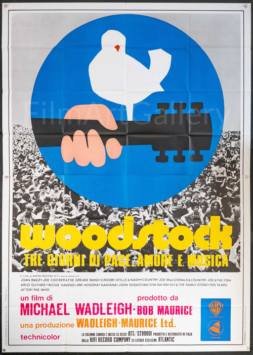 Woodstock Original Vintage Movie Poster