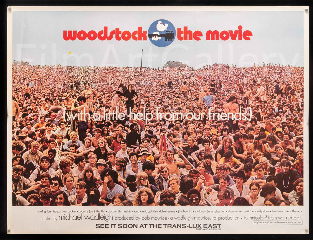 Woodstock Original Vintage Movie Poster