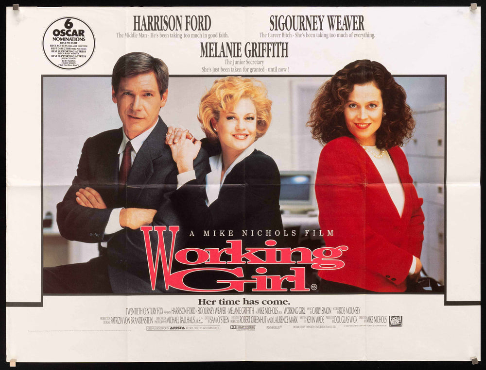Working Girl Original Vintage Movie Poster