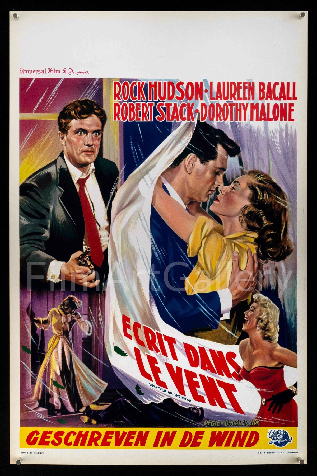 Written on the Wind Original Vintage Movie Poster