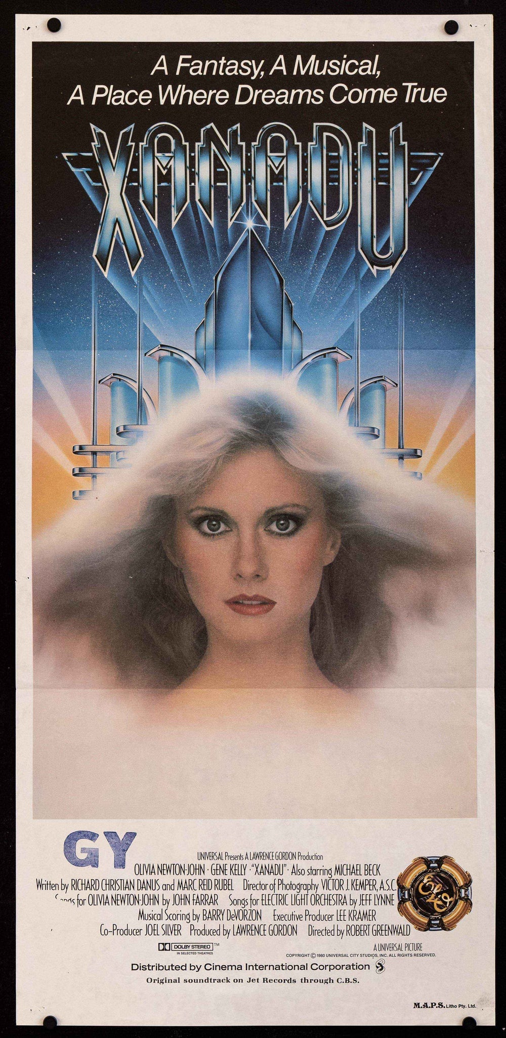 Xanadu Original Vintage Movie Poster