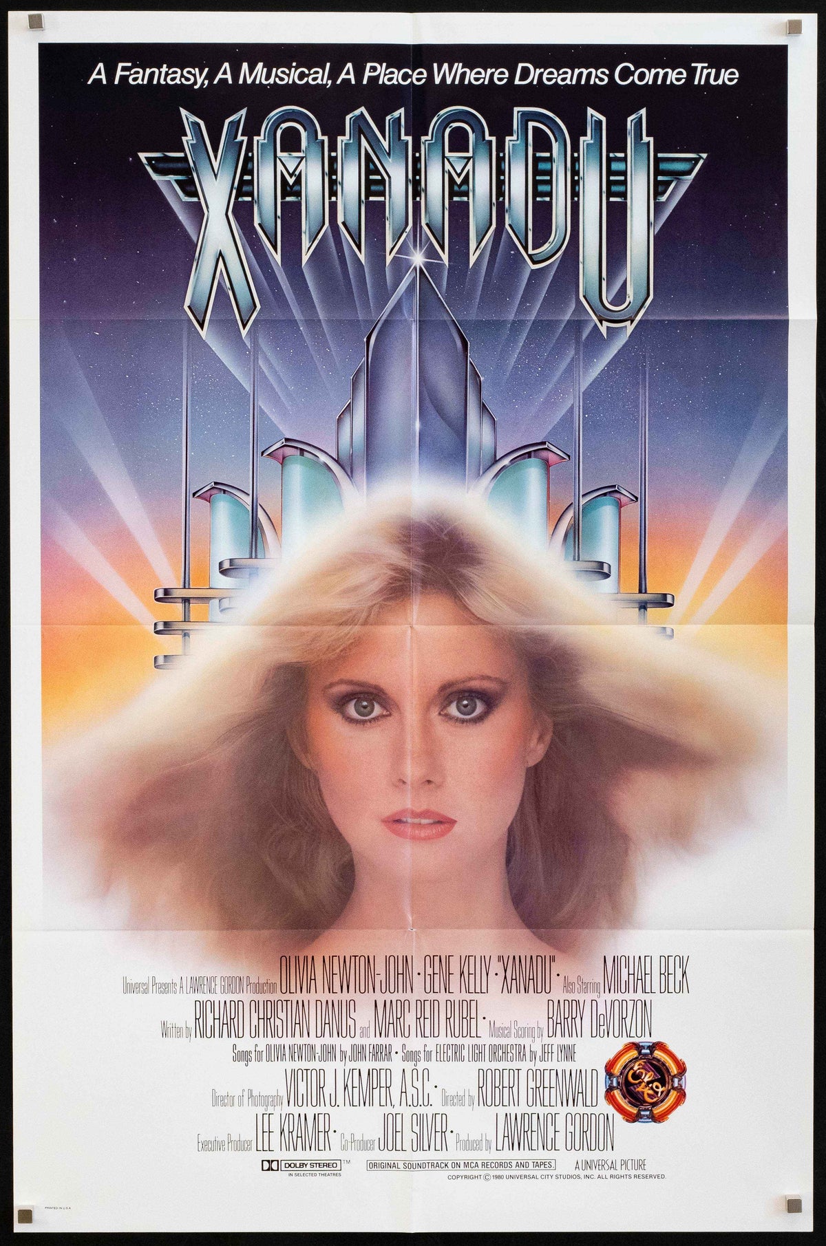 Xanadu Original Vintage Movie Poster