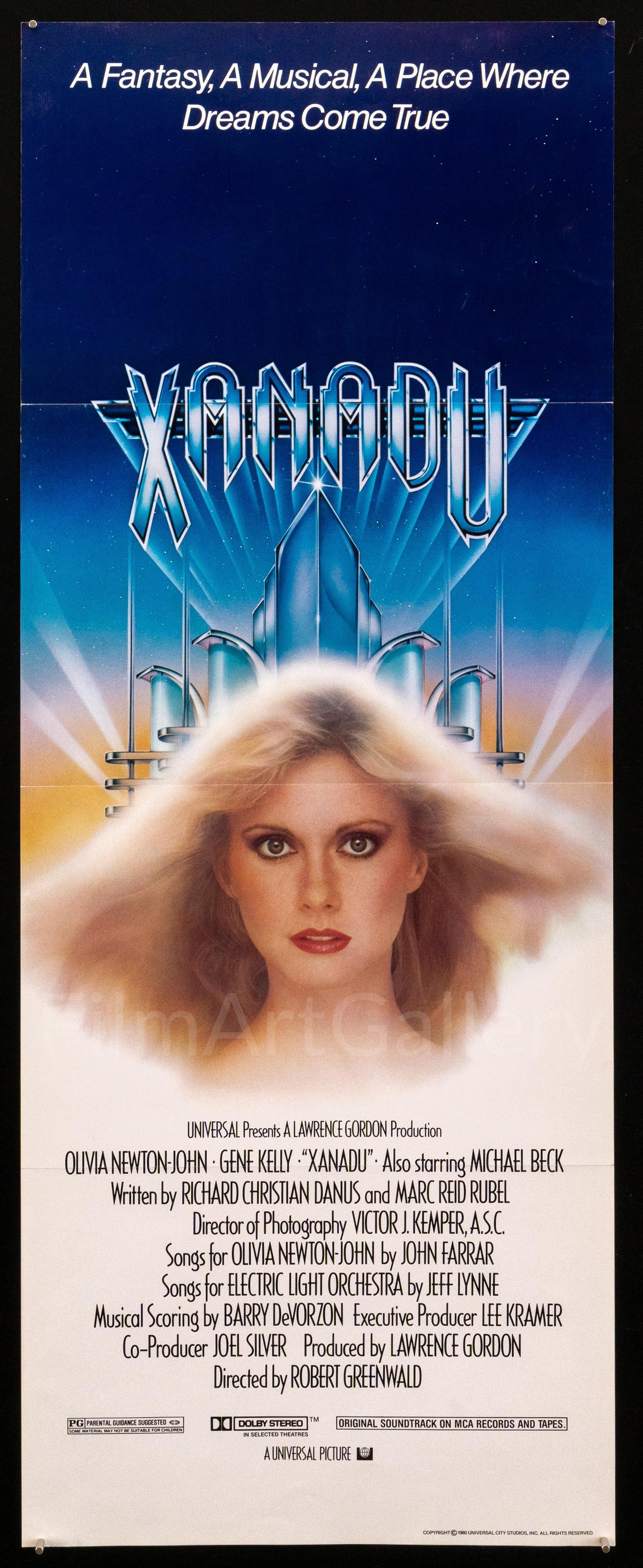 Xanadu Original Vintage Movie Poster