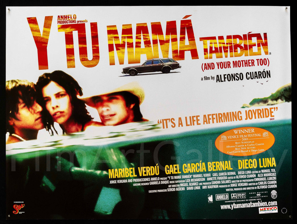 Y Tu Mama Tambien Original Vintage Movie Poster