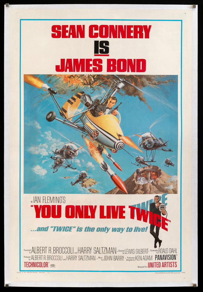 You Only Live Twice Original Vintage Movie Poster