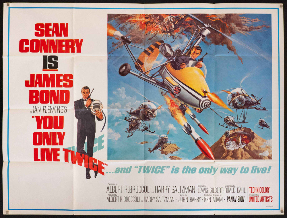 You Only Live Twice Original Vintage Movie Poster