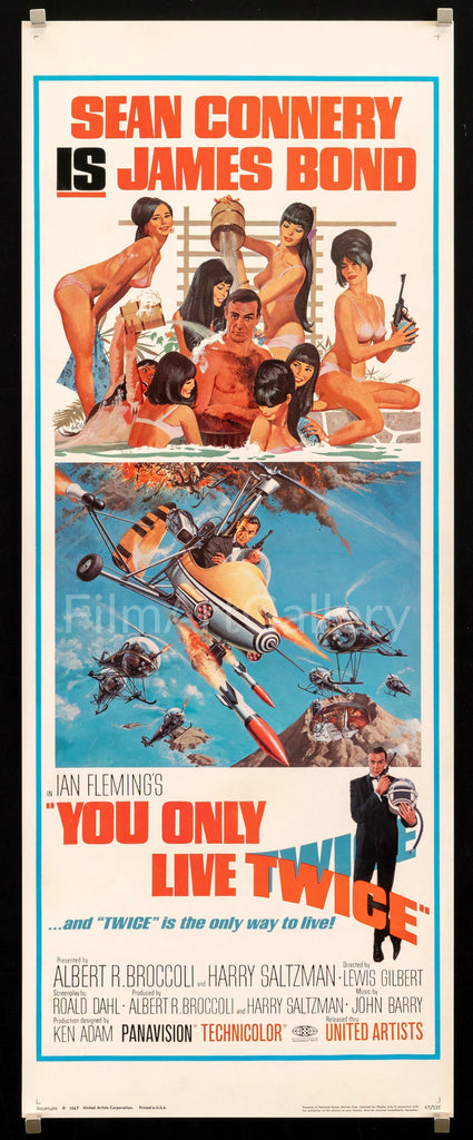 You Only Live Twice Original Vintage Movie Poster