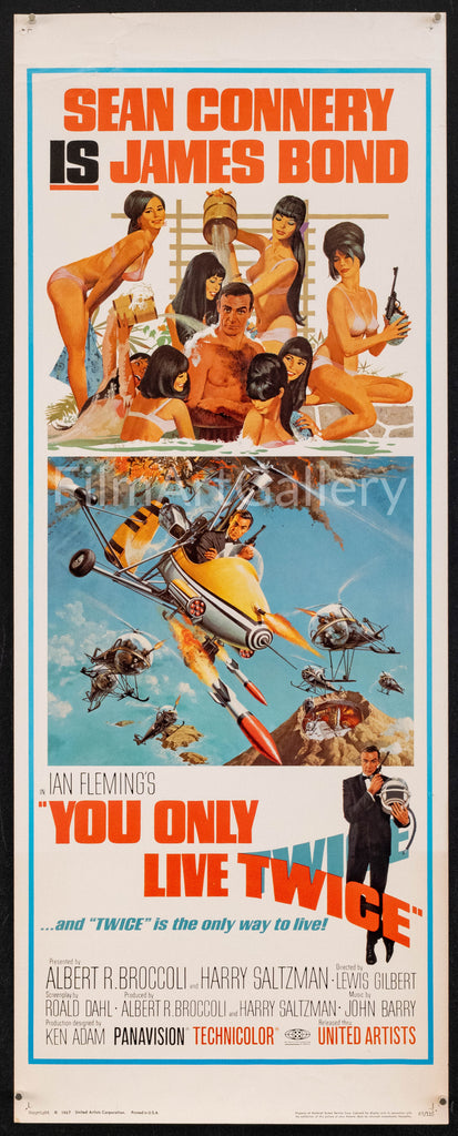 You Only Live Twice Original Vintage Movie Poster
