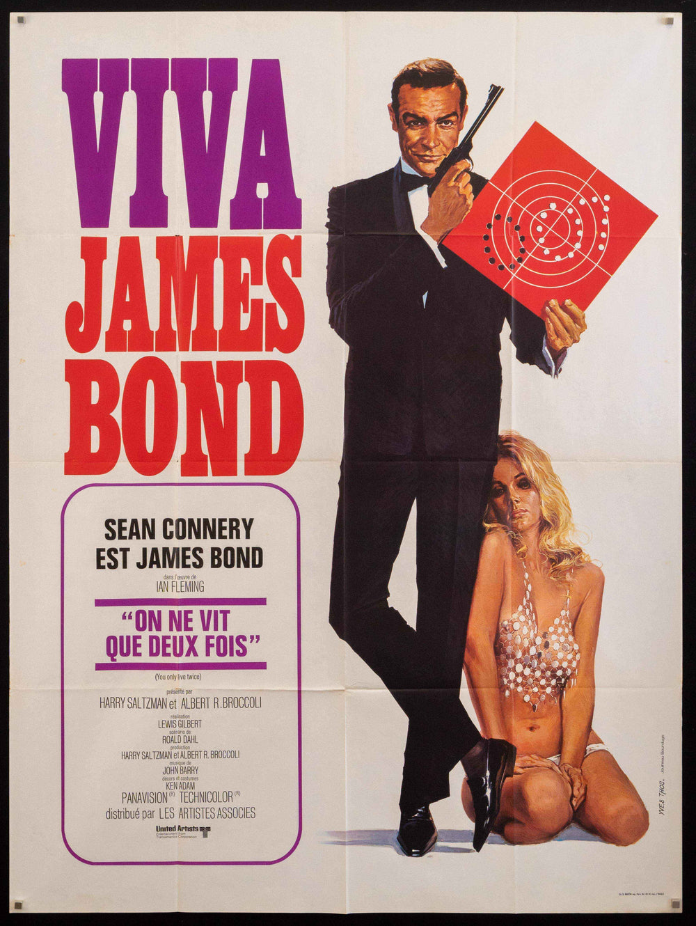 You Only Live Twice / Viva James Bond Original Vintage Movie Poster