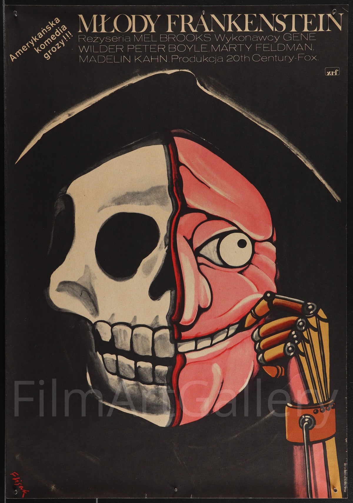 Young Frankenstein Polish A1 (23x33) Original Vintage Movie Poster
