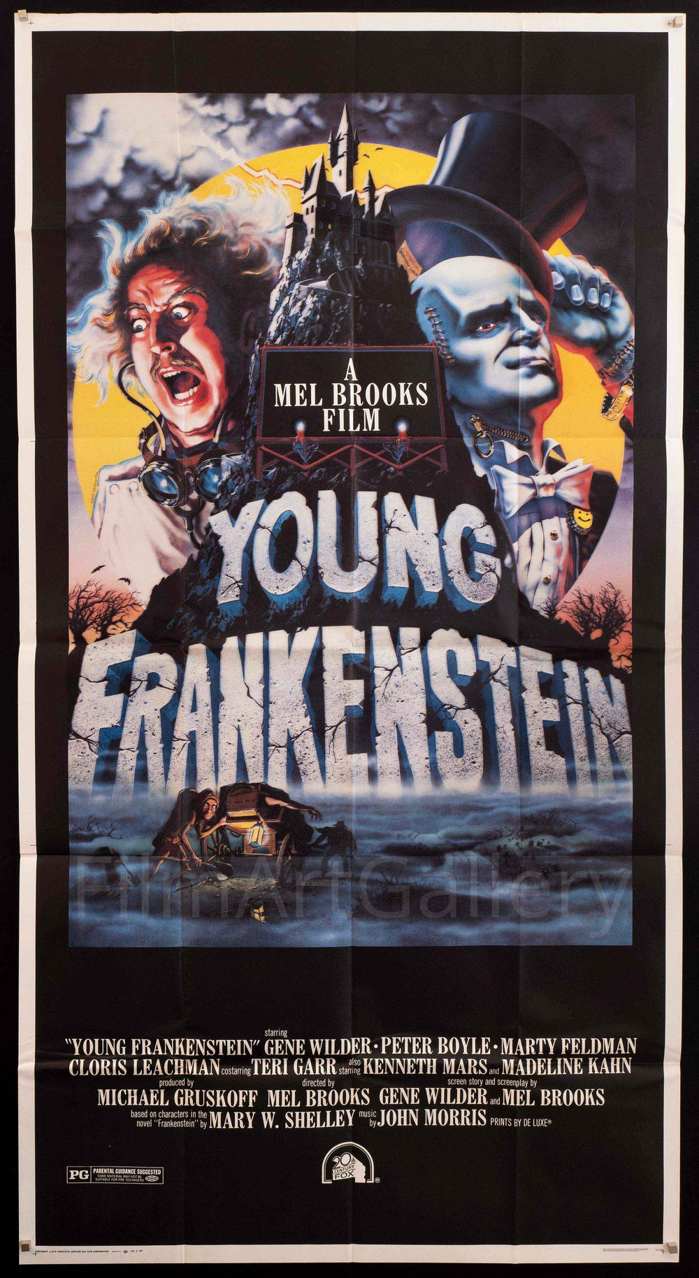 Young Frankenstein Original Vintage Movie Poster