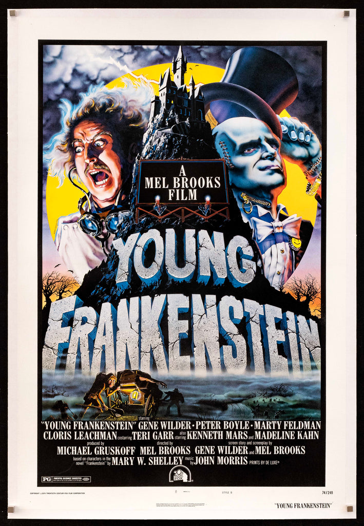 Young Frankenstein Original Vintage Movie Poster