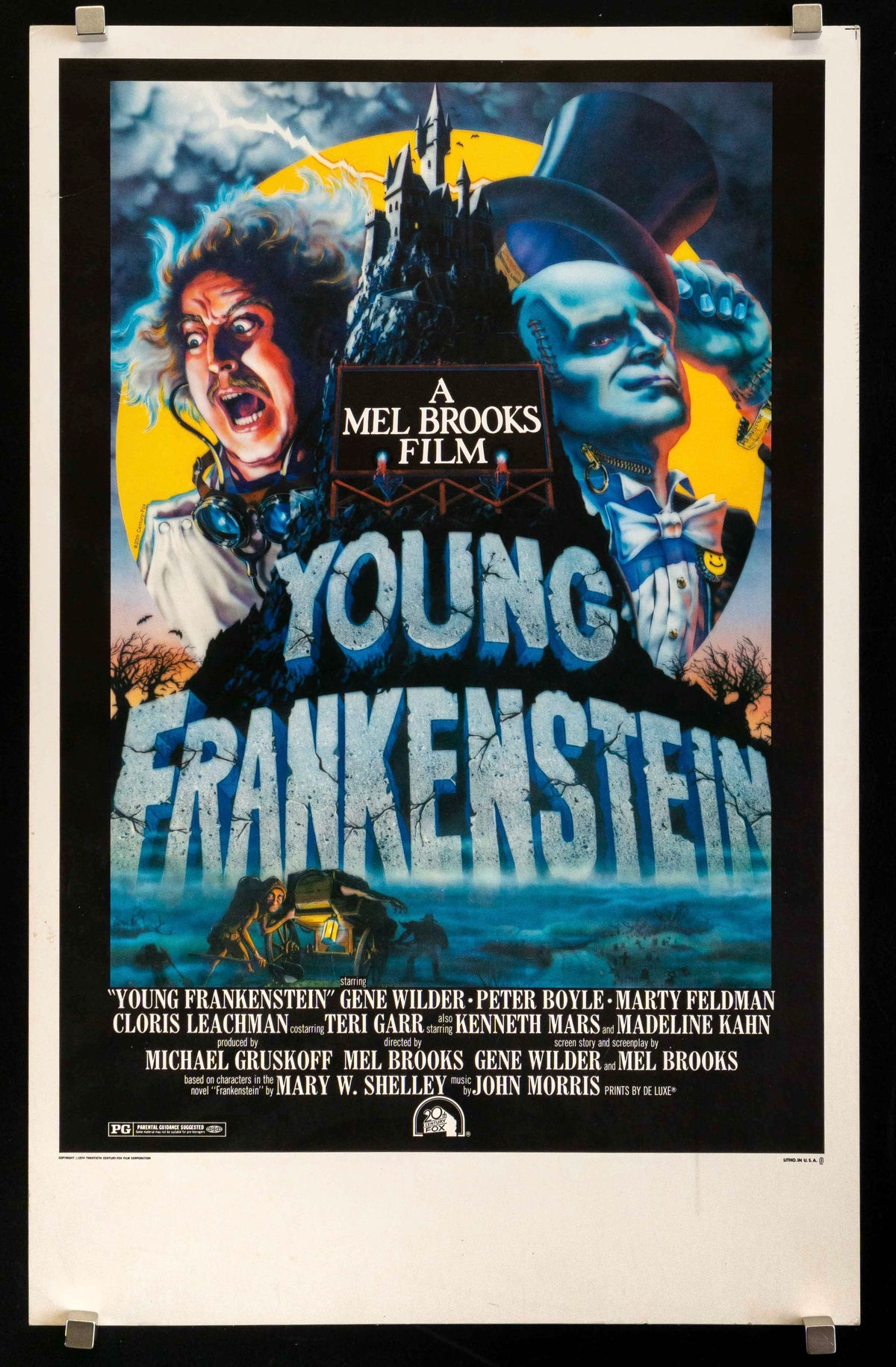 Young Frankenstein Original Vintage Movie Poster