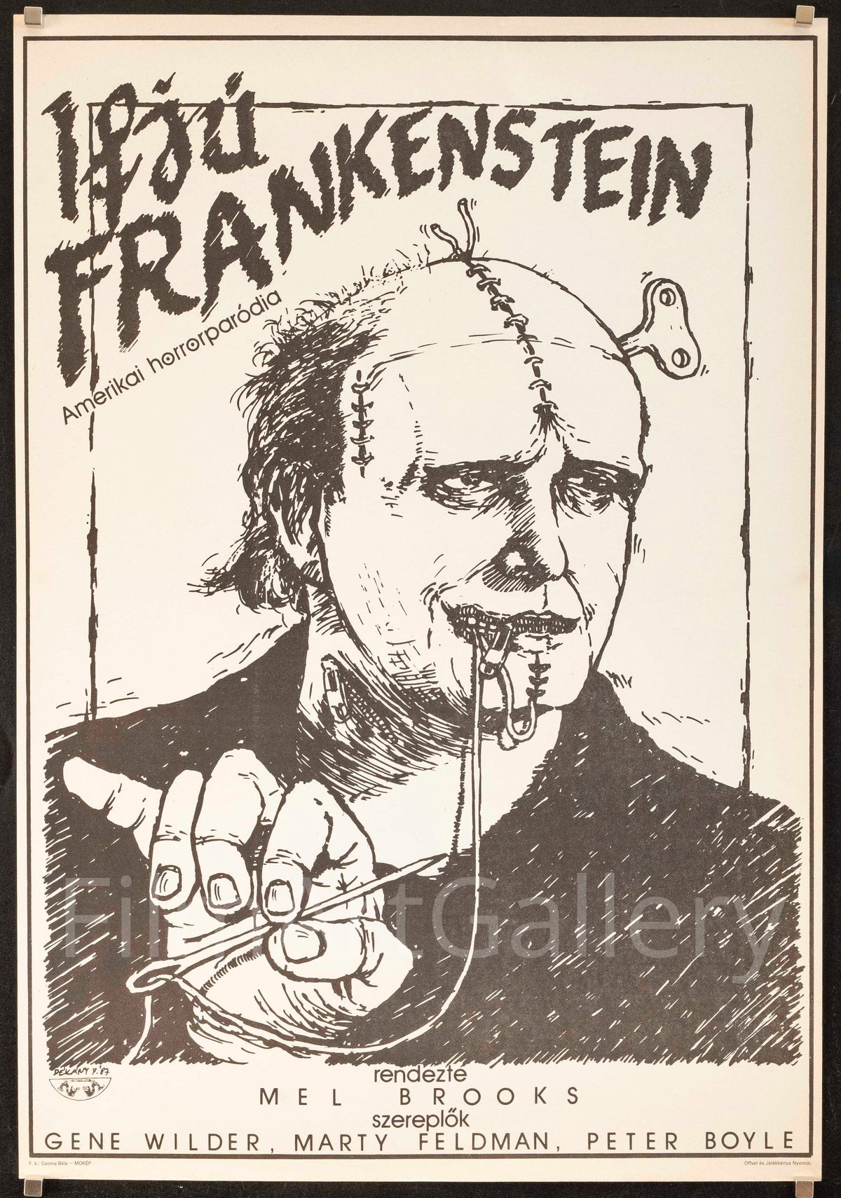 Young Frankenstein Original Vintage Movie Poster