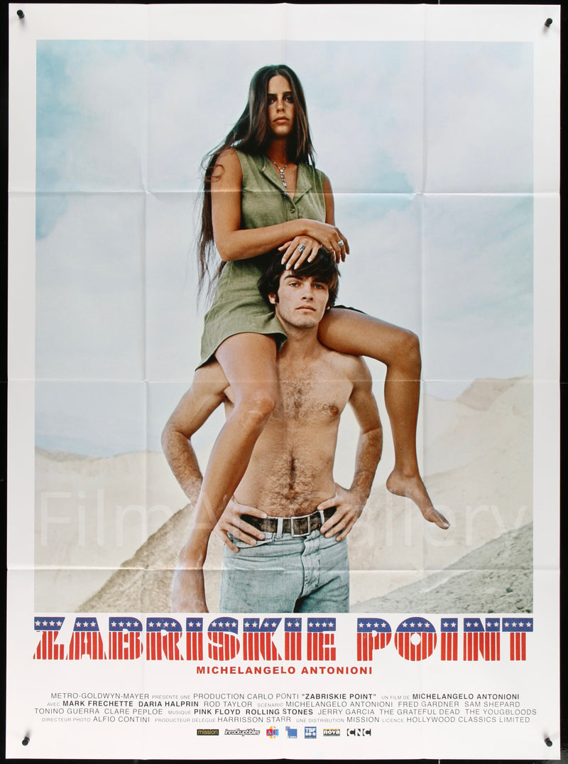 Zabriskie Point French 1 panel (47x63) Original Vintage Movie Poster