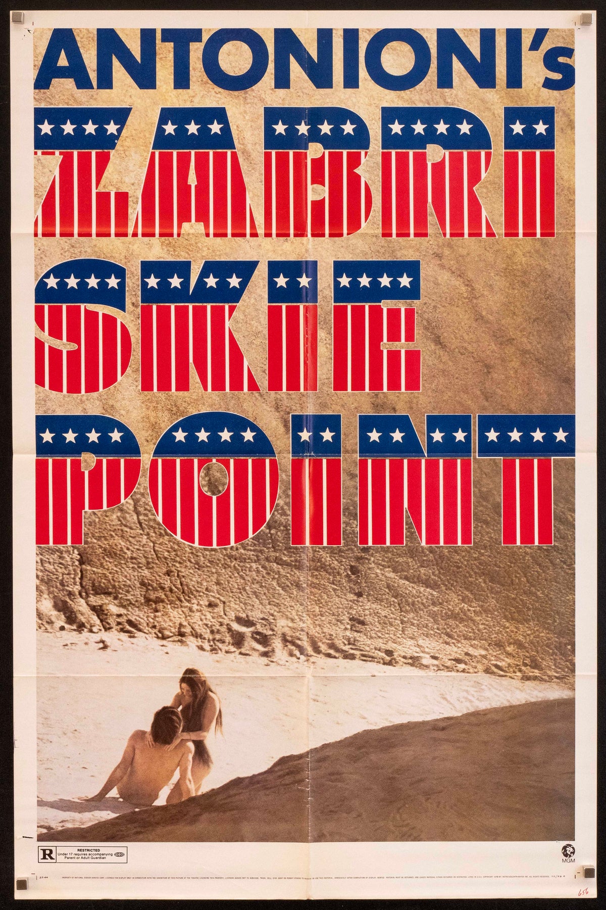Zabriskie Point Original Vintage Movie Poster