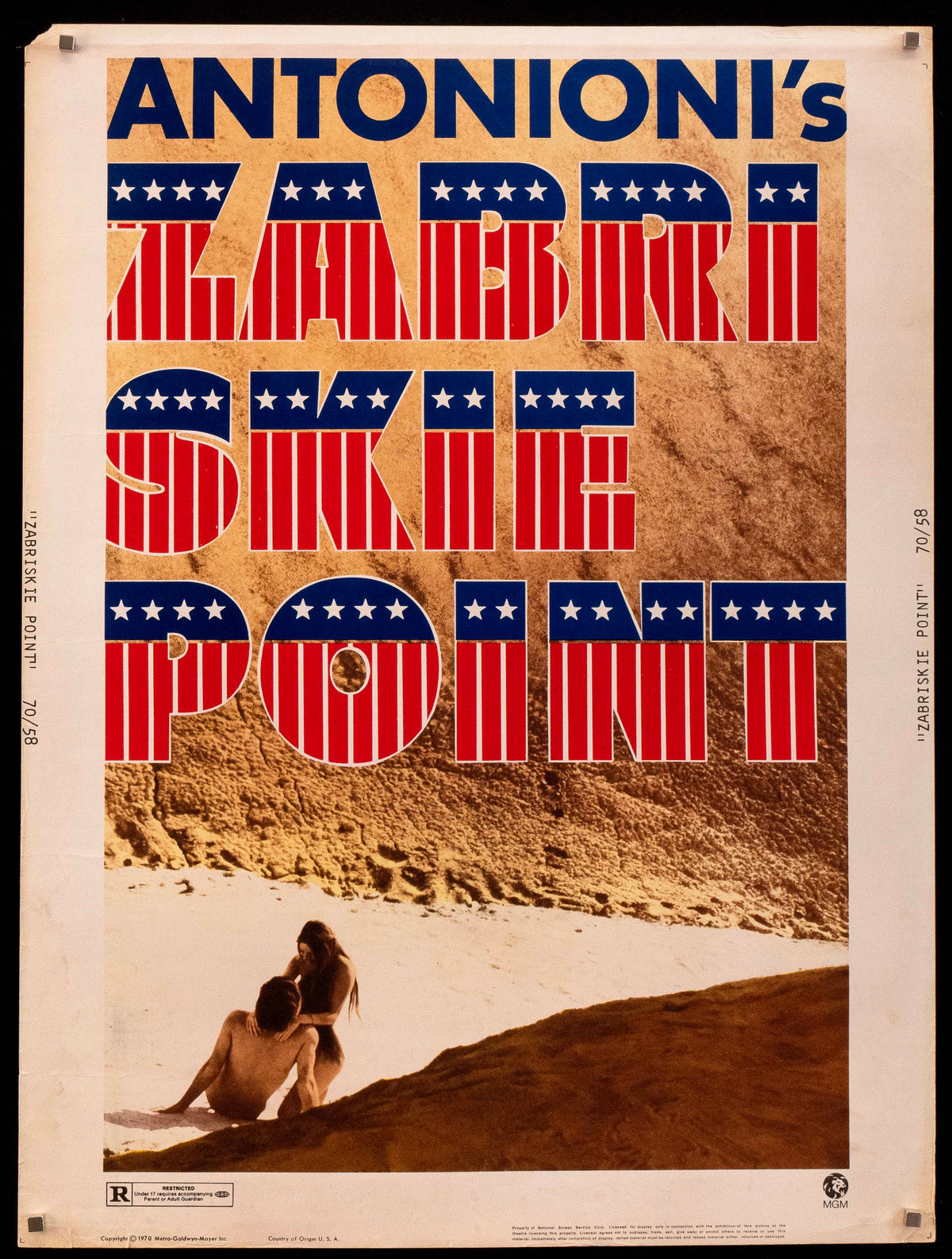 Zabriskie Point Original Vintage Movie Poster
