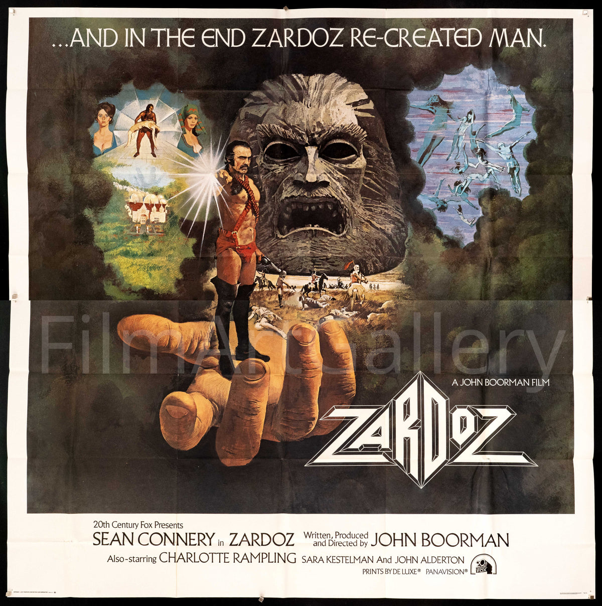 Zardoz Original Vintage Movie Poster
