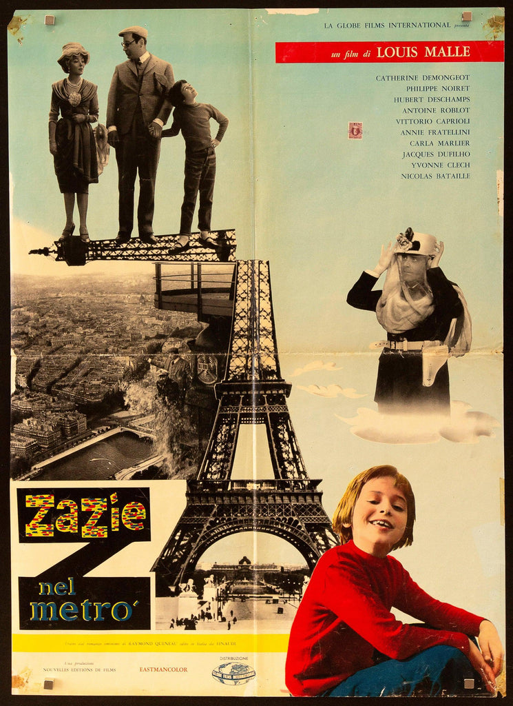 Zazie Dans Le Metro Original Vintage Movie Poster