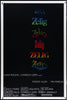 Zelig Original Vintage Movie Poster
