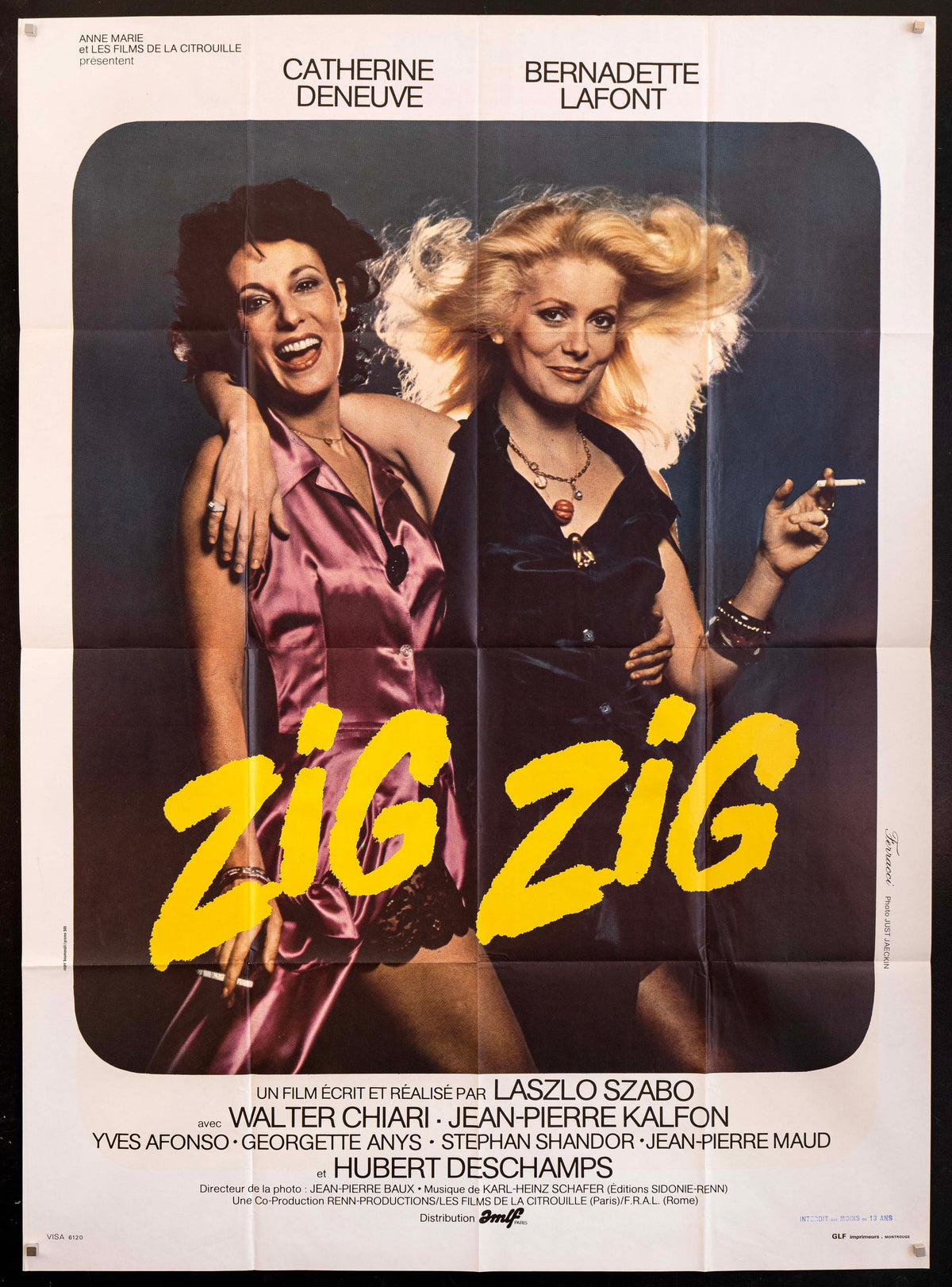 Zig Zig French 1 panel (47x63) Original Vintage Movie Poster