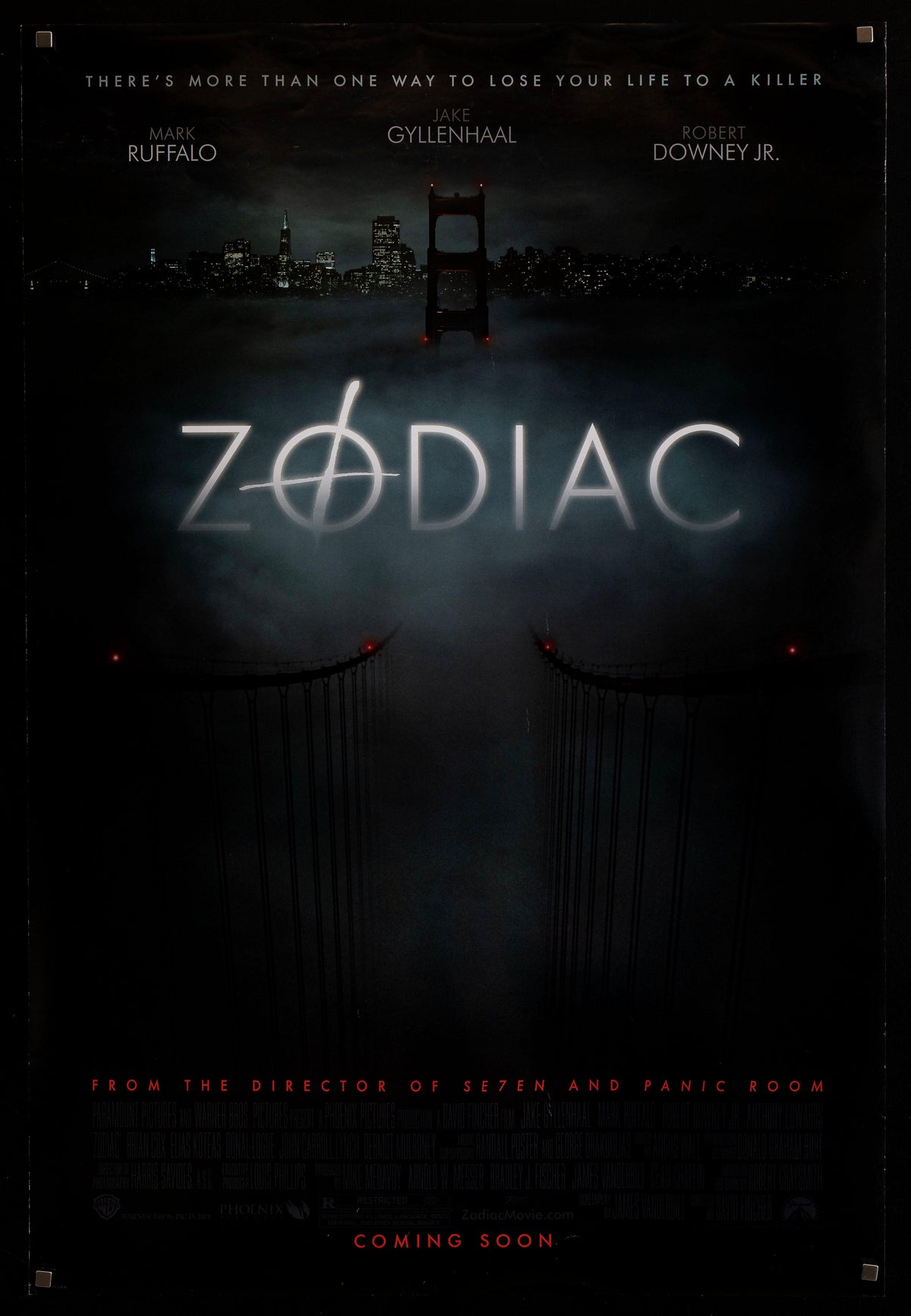 Zodiac Original Vintage Movie Poster