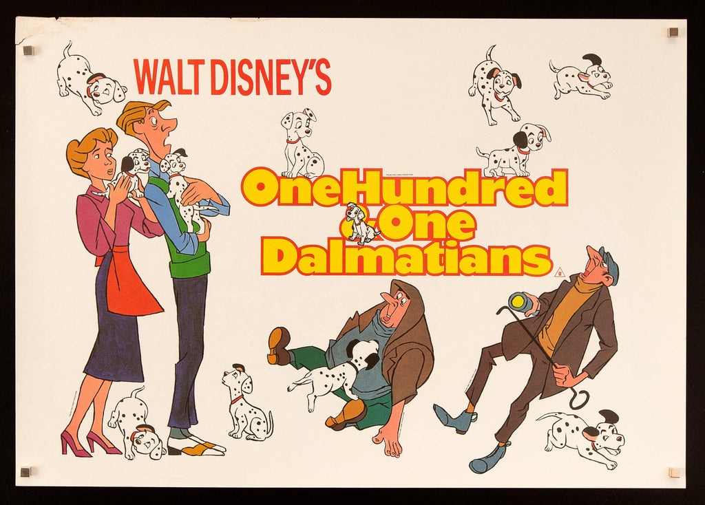 101 Dalmatians British Quad (30x40) Original Vintage Movie Poster